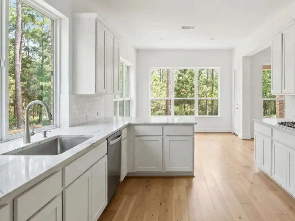 Empty home after move-in move-out cleaning service in The Woodlands, TX